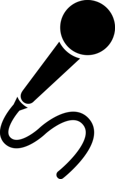 Microphone With Wire Sketch Drawing Svg, Free Vectors File